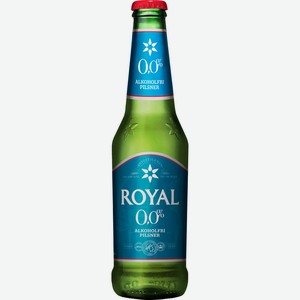 Пиво безалкогольное Royal Czech Beer светлое 0.5л ст/б Чехия