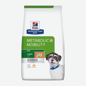 Hill s Prescription Diet сухой корм для взрослых собак Metabolic+Mobility для коррекции веса и лечение суставов (6 кг)