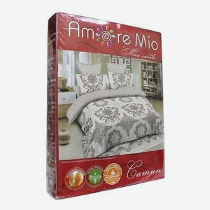 Комплект постельного белья Amore Mio Moon евро мако-сатин 70 х 70 см разноцветный