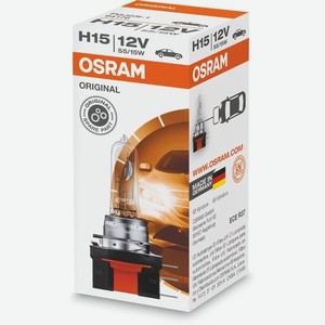 Лампа автомобильная галогенная Osram 64176, H15, 12В, 1шт