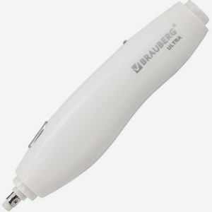 Ластик электрический BRAUBERG Ultra 229609, 145x30x25мм , резина термопластичная, белый