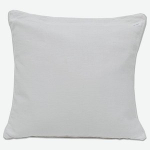 Декоративная подушка с кантом Linen Love Отбеленный белая 45х45 см