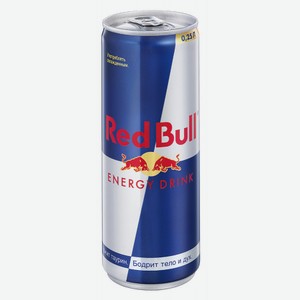 Напиток энергетический Red Bull, 0.25 л, металлическая банка