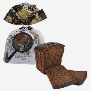 Хлеб ржано-пшеничный Русский Хлеб Бородинский нарезка, 350 г