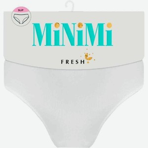 Трусы-слипы женские MiNiMi Fresh MF222 Slip Midi средние цвет: bianco/белый, 50 р-р