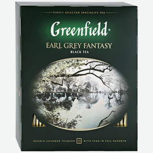 Чай GREENFIELD Earl Grey Fantasy 100пак*2г