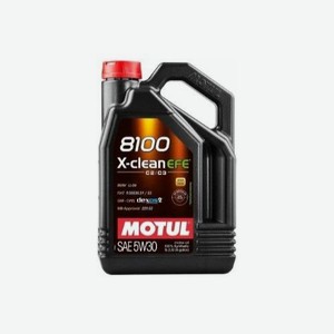 Моторное масло MOTUL 8100 X-clean EFE, 5W-30, 5л, синтетическое [109471]