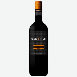 Вино Cien Y Pico En Vaso DO красное сух 13-14% 0.75л Испания Манчуэла