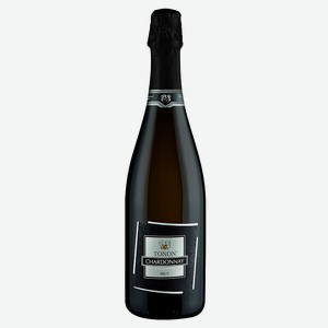 Вино TONON SPUMANTE CHARDONNAY Brut игристое белое сухое 12% 0.75л ИталияВенето