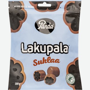 Конфеты в молочном шоколаде Панда лакупала лакричные Оркла Суоми м/у, 180 г