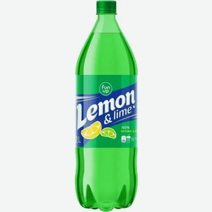 Напиток FUN UP со вкусом лимона и лайма безалкогольный сильногазированный ПЭТ 2л