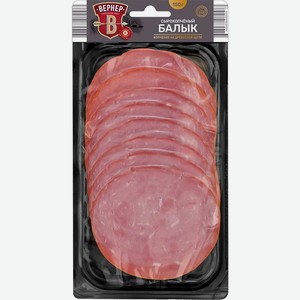 Продукт мясной Вернер Балык из свинины сырокопченый категории А 150г