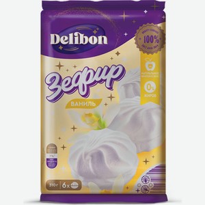 Зефир Delibon с ароматом ванили 310г