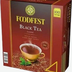 Чай Foodfest Black Tea Classic черный байховый 100x2г