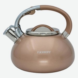 Чайник со свистком Fanhoff 3 л, золотистый (FH-6969)