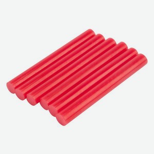 Клеевые стержни Rexant d 11,3 мм, L 100 мм, красные, 6 шт (09-1229)