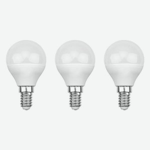 Светодиодные лампы Rexant GL 7,5 Вт, E14, 713 Лм, 2700 K, 3 шт (604-031-3)