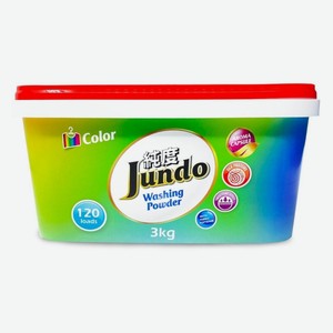 Стиральный порошок JUNDO Color, 3 кг (4903720021866)