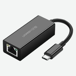 Адаптер-переходник UGREEN US236 USB-C 3.1/Ethernet Black (50307)