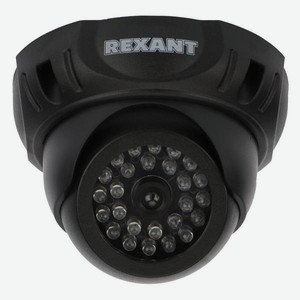 Муляж видеокамеры Rexant внутренней установки, черный (45-0303)