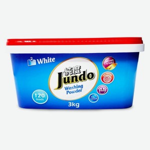 Стиральный порошок JUNDO White, 3 кг (4903720021842)