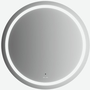 Зеркало AM.PM с контурной LED-подсветкой, ИК- сенсором, круглое, 65 см, серебристое (M85AMOX0651WG)