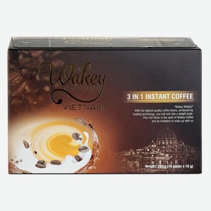Кофе растворимый WAKEY 3 в 1, 18х16 г
