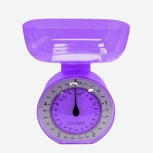 Кухонные весы ArteNuevo KS ( механические, до 5 кг, Точность изм. 40 г, чашакорпус пластик, (ШxГxВ)