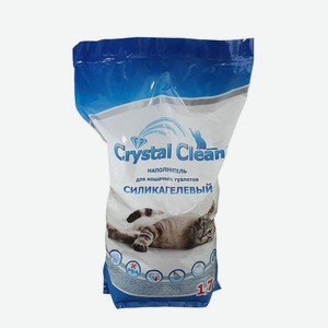 Наполнитель для кошачьих туалетов силикагель Crystal Clean 1,7кг(4,5л)