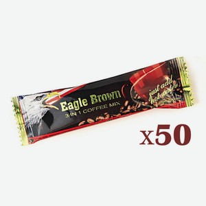 Кофе 3в1 Eagle Brown(Ирл Браун)/18г.50шт (упаковка) ООО Стиктрейд