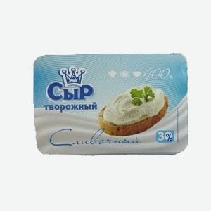 Сыр творожный Царь мдж 30% 400г ванна БЗМЖ