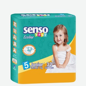 Детские подгузники  Senso Baby  Ecoline 11 25кг 32шт