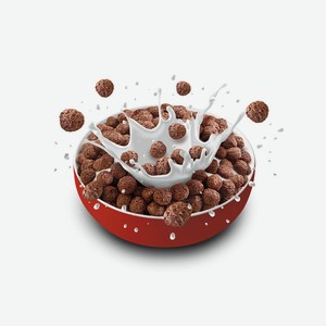 Сухие завтраки Шарики шоколадные глазированные 500г Сибур