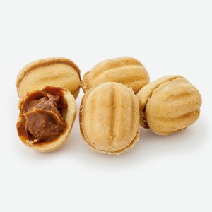 Печенье  Орешки  с начинкой  Сгущенка вареная  0,800 гр