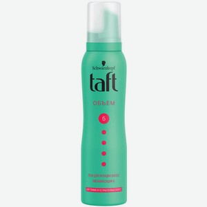 Пена для укладки волос Taft Объем мегафиксация 150мл