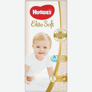Подгузники Huggies Elit Soft 5 12-22кг 56шт