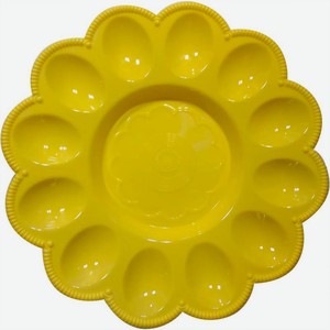 Пасхальная тарелка для яиц пластик Market Union 24см