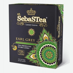 Чай черный Sebastea Earl Grey 100пак