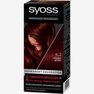 Крем-краска для волос Syoss 4-2 Красное дерево