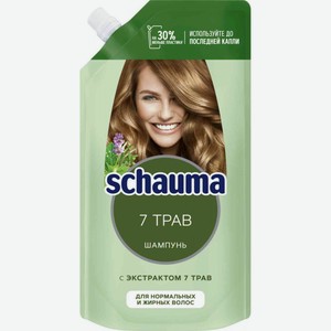 Шампунь для нормальных и жирных волос Schauma 7 Трав Свежесть и объём, 250 мл