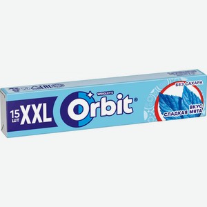 Жевательная резинка Orbit XXL Сладкая мята, 20,4 г