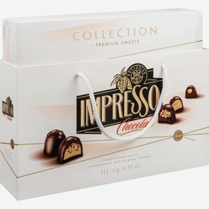 Набор конфет шоколадные Impresso Premium белый, 424 г