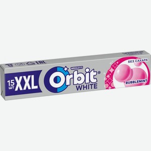 Жевательная резинка Orbit XXL Bubblemint, 20,4 г