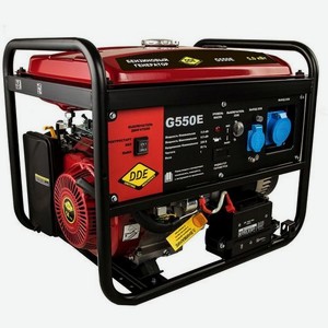Бензиновый генератор DDE G550E, 220 В, 5.5кВт, с АКБ [917-415]