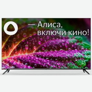 55  Телевизор SunWind SUN-LED55XU401, 4K Ultra HD, черный, СМАРТ ТВ, Яндекс.ТВ