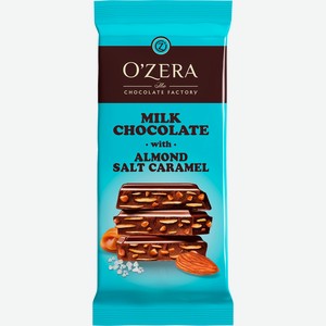 Шоколад молочный Milk&Almonds with salt car O Zera 0,09 кг