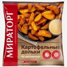 Картофельные дольки по-деревенски замороженные Мираторг, 400 гр, 0,4 кг