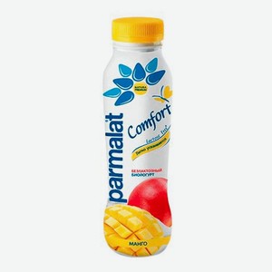 БЗМЖ Биойогурт питьевой Comfort Безлактозный Parmalat Манго 1,7% 290гр