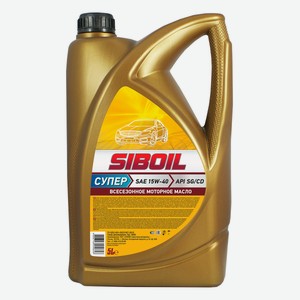 Моторное масло  Siboil Супер  SAE 10W40 п/синтетическое 4л.