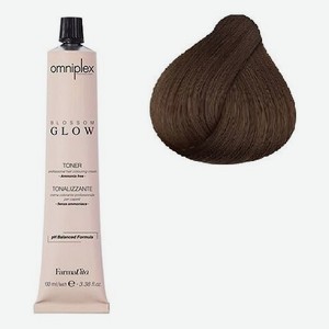 Безаммиачная крем-краска для волос Omniplex Blossom Glow Toner 100мл: 7.8 Темно-каштановый